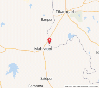 Map of Negawan, Madhya Pradesh