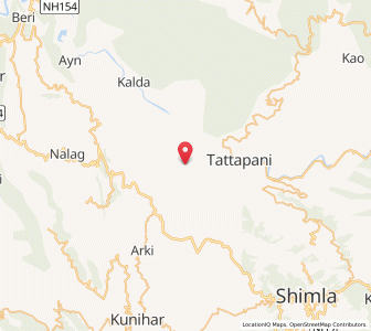 Map of Nehra, Himachal Pradesh
