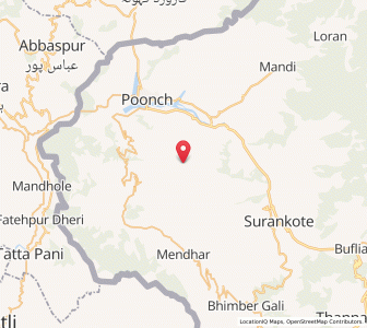 Map of Neka, Kashmir