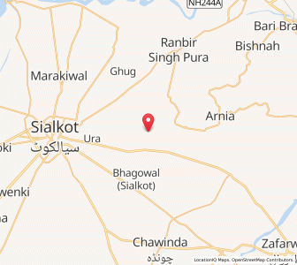 Map of Nekowal, Dadra and Nagar Haveli