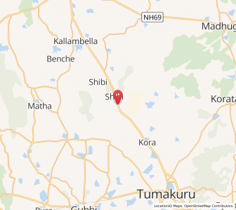 Map of Nelahalu, Karnataka
