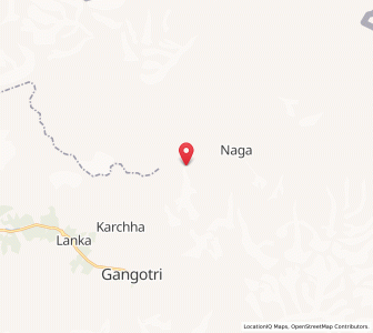 Map of Nelang, Uttarakhand