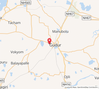 Map of Nellaturu, Andhra Pradesh