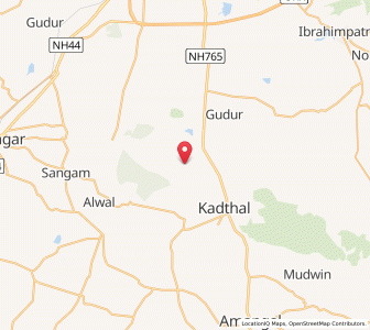 Map of Nendnur, Andhra Pradesh