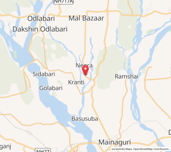 Map of Neora Nadi, West Bengal