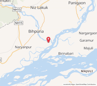Map of Nepaligaon, Assam