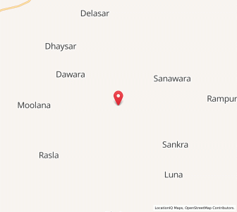 Map of Neran, Rajasthan