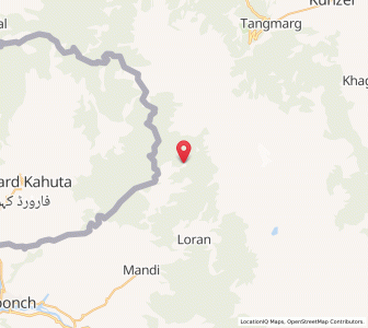 Map of Neriah, Kashmir