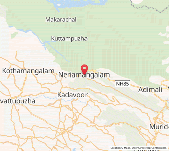 Map of Neriyamangalam, Kerala