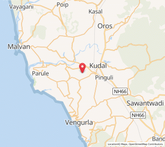 Map of Nerur, Maharashtra