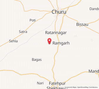 Map of Nethwa, Rajasthan