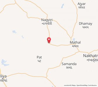 Map of Netra, Gujarat