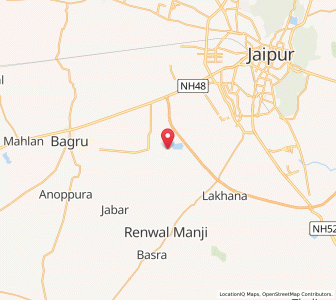 Map of Nevata, Rajasthan