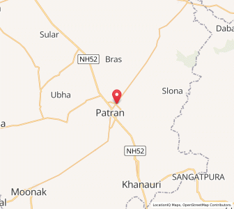 Map of Nial, Punjab