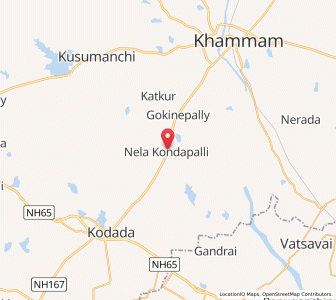 Map of Niala Kondapalle, Andhra Pradesh