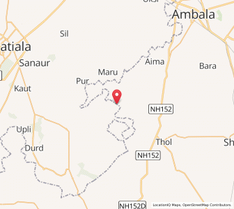 Map of Niamatpur, Punjab