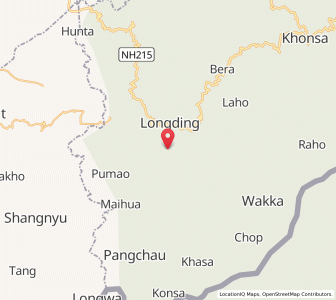 Map of Niaunyu, Arunachal Pradesh