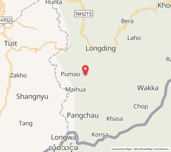 Map of Niausao, Arunachal Pradesh