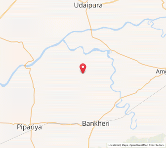 Map of Nibhora, Madhya Pradesh