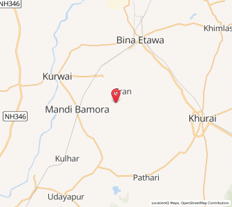 Map of Nibodiya, Madhya Pradesh