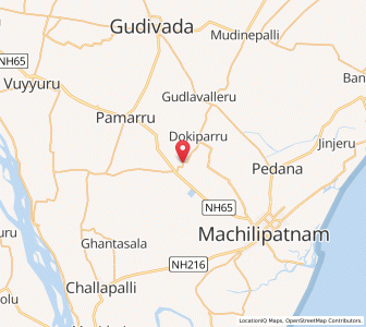 Map of Nidumolu, Andhra Pradesh