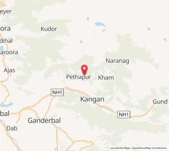 Map of Nikri Dhokri, Kashmir