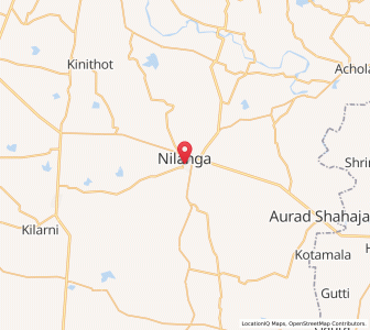 Map of Nilanga, Maharashtra