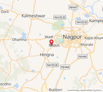Map of Nildoh, Maharashtra