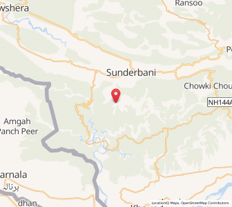 Map of Nili, Kashmir