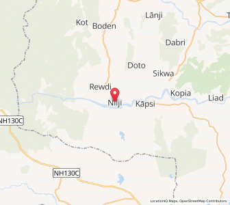 Map of Nilji, Chhattisgarh