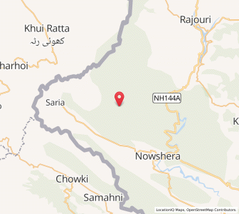 Map of Nilli Dabbi, Kashmir
