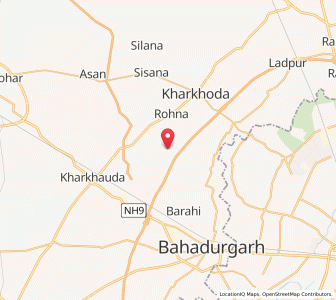 Map of Nilothi, Haryana