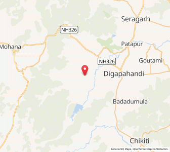 Map of Nimakhandipenta, Odisha