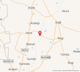 Map of Nimbal Khurd, Karnataka