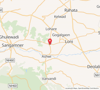 Map of Nimbgaon Jali, Maharashtra
