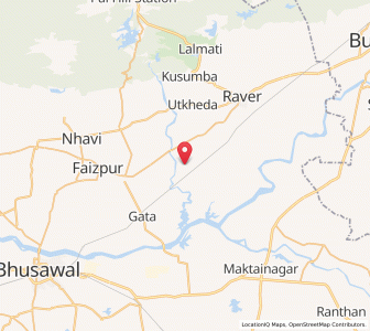 Map of Nimbhora, Maharashtra