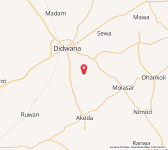 Map of Nimbi Chhoti, Rajasthan
