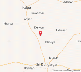 Map of Nimbu Tonk, Rajasthan