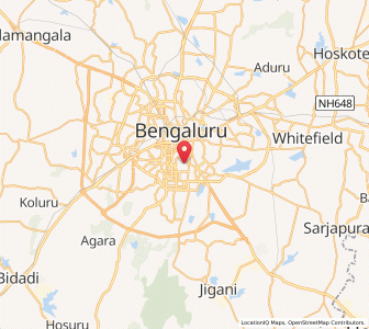 Map of Nimhans, Karnataka