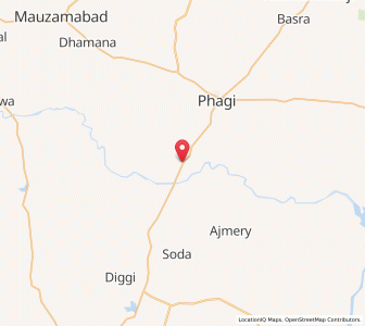 Map of Nimora, Rajasthan