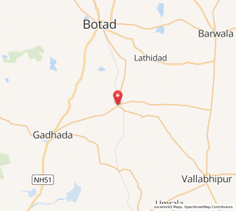 Map of Ningala, Gujarat