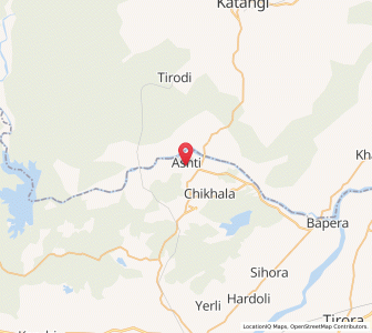 Map of Nipani Dongri, Madhya Pradesh