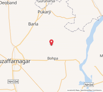 Map of Nirgajni, Uttar Pradesh