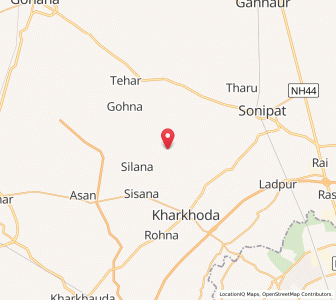 Map of Nirthan, Haryana