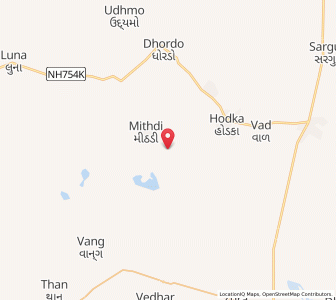 Map of Niruna, Gujarat