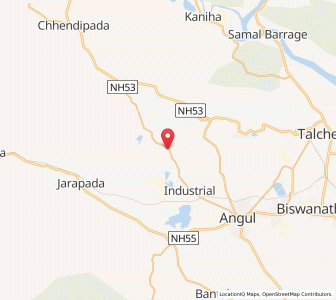 Map of Nisha, Odisha
