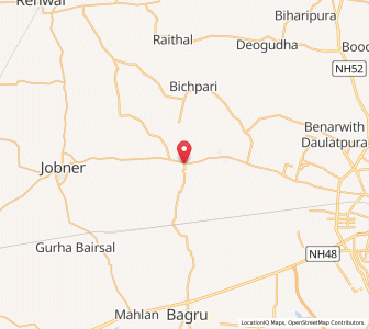 Map of Nitharwala ki Dhani, Rajasthan