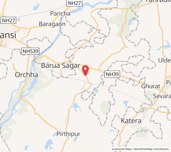 Map of Nivari, Madhya Pradesh