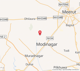 Map of Niwāri, Uttar Pradesh