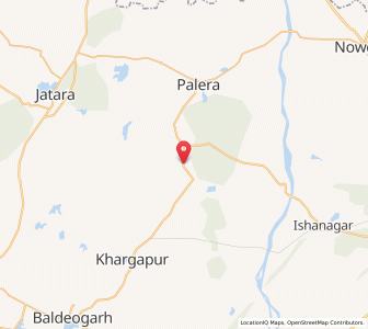 Map of Niwawari, Madhya Pradesh
